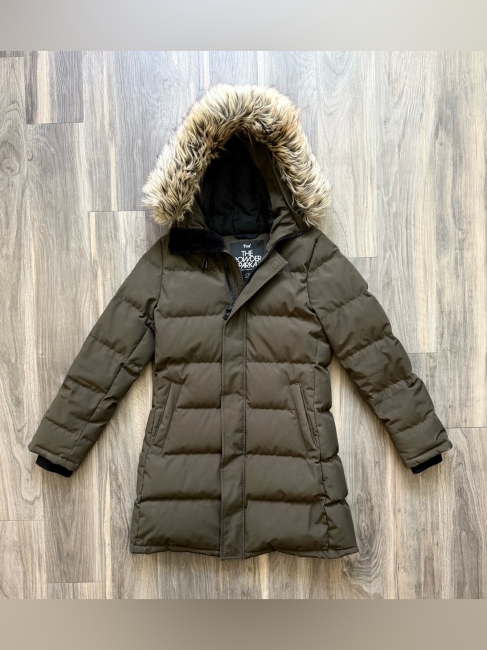 Artizia The Powder Parka in Dark Olive Size M (8-10)